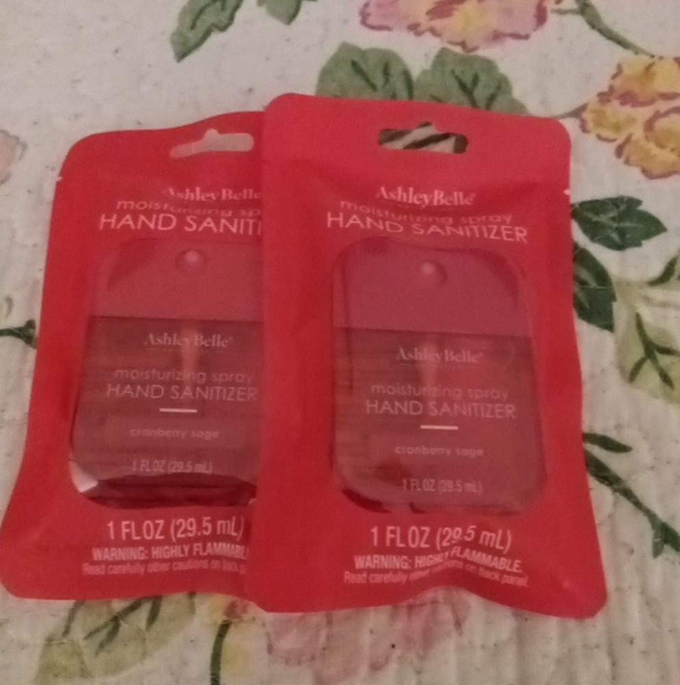Ashley Moisturizing Spray Hand Sanitizer Cranberry Sage